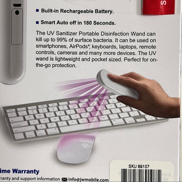 Primo UV Sanitizer Wand Sterilize Household Electronic Products Disinfecting - Picture 6 of 10